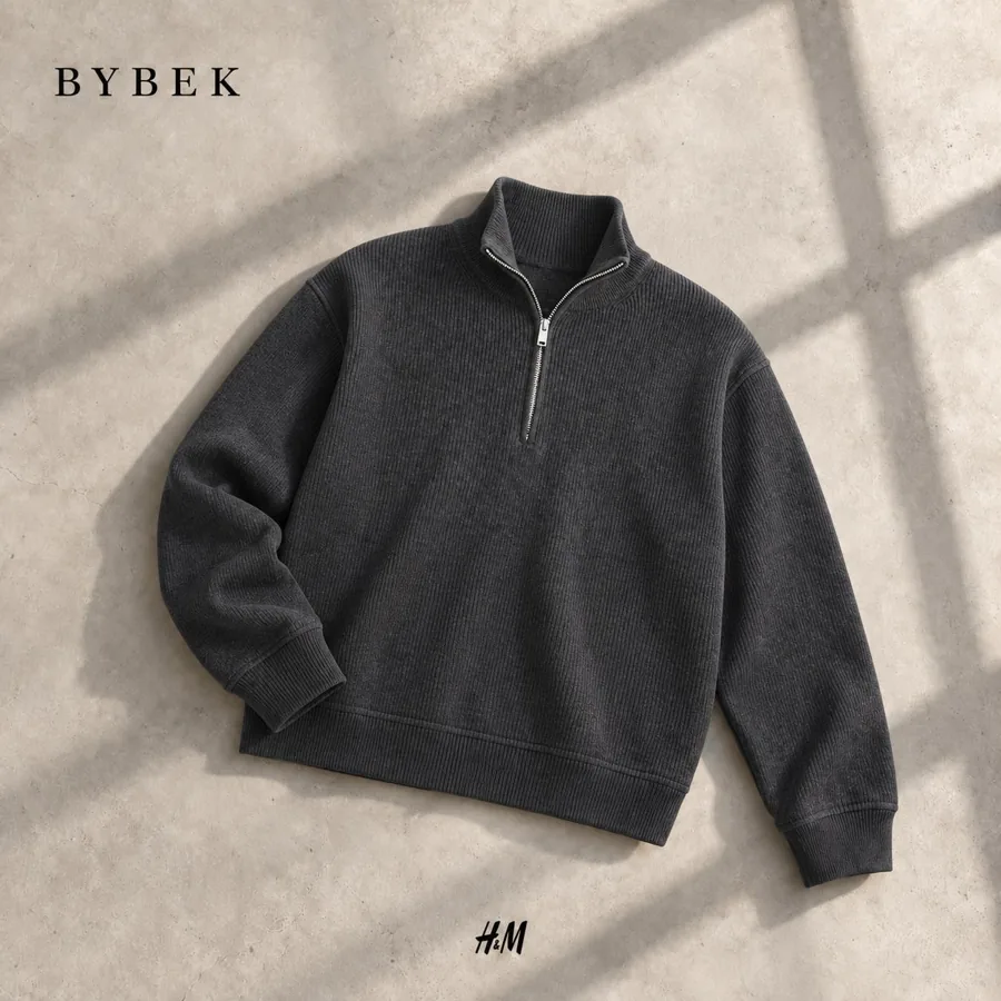 H&M Quarter-Zip Knit Sweater